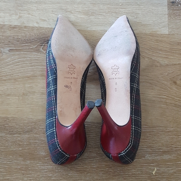 Ellen Tracy -‎ Vintage Wool & Leather Heels - Picture 7 of 7
